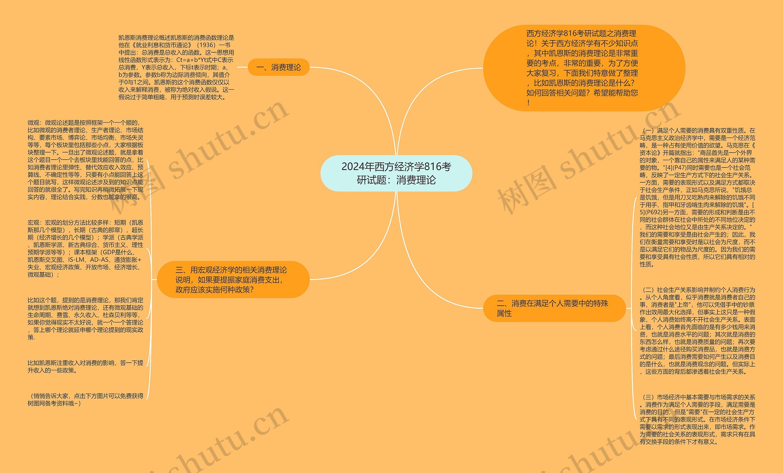 2024年西方经济学816考研试题：消费理论