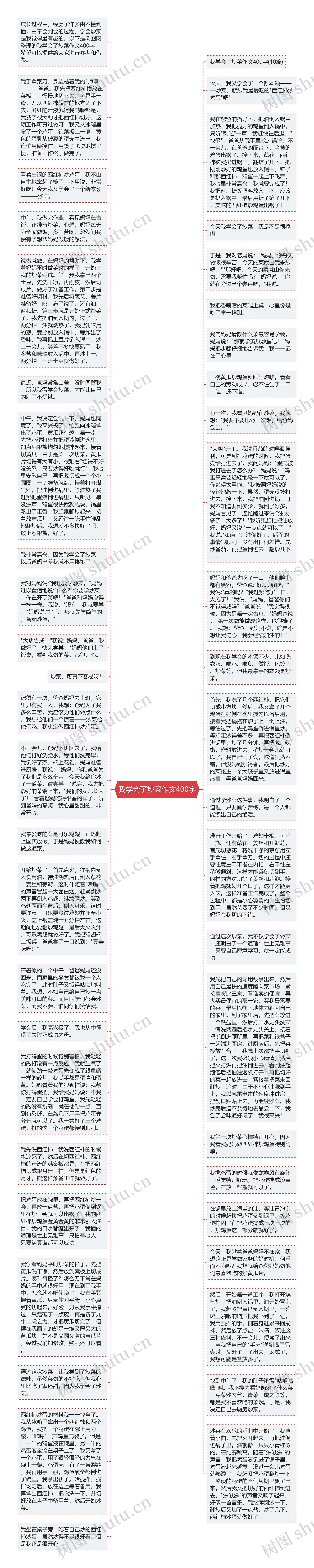 我学会了炒菜作文400字