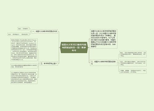 塔里木大学2023新传专硕考研复试科目一览！附参考书