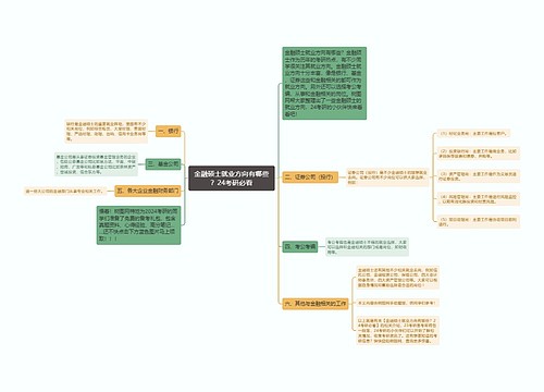 金融硕士就业方向有哪些？24考研必看