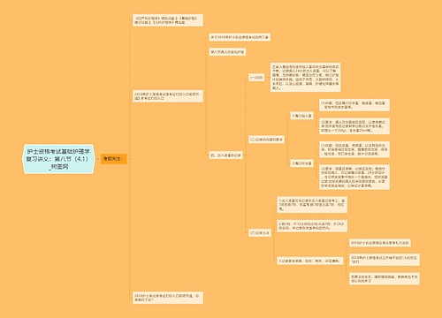 护士资格考试基础护理学复习讲义：第八节（4.1）