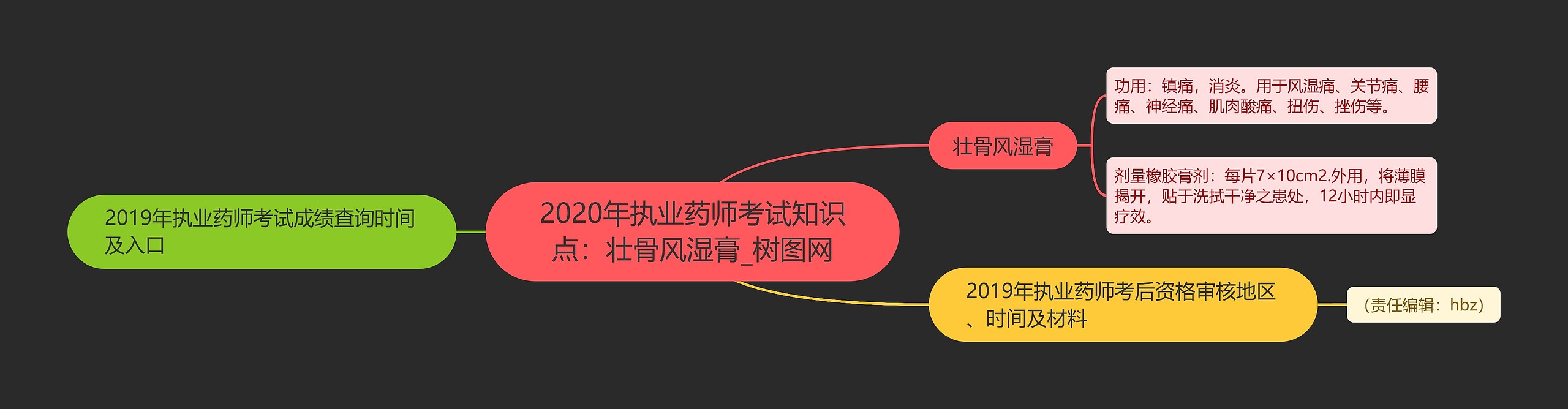 2020年执业药师考试知识点：壮骨风湿膏