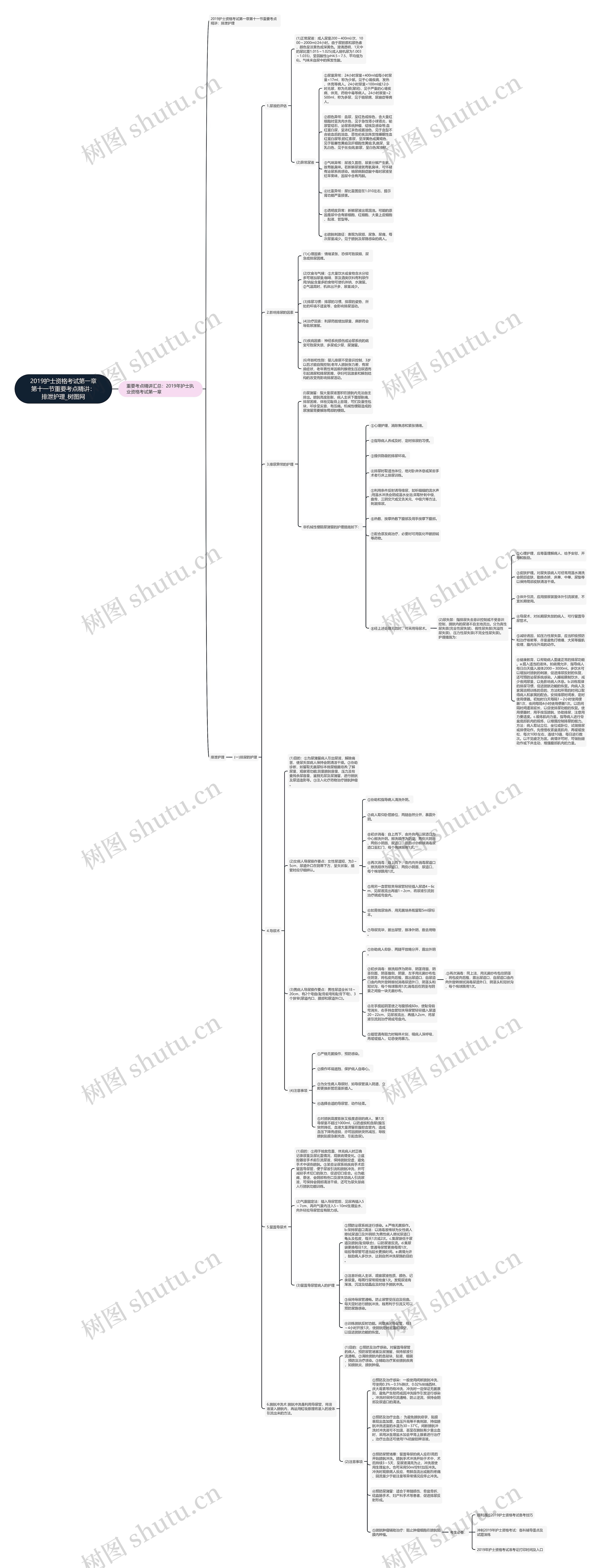 2019护士资格考试第一章第十一节重要考点精讲:排泄护理 2019护士资格考试第一章第十一节重要考点精讲:排泄护理