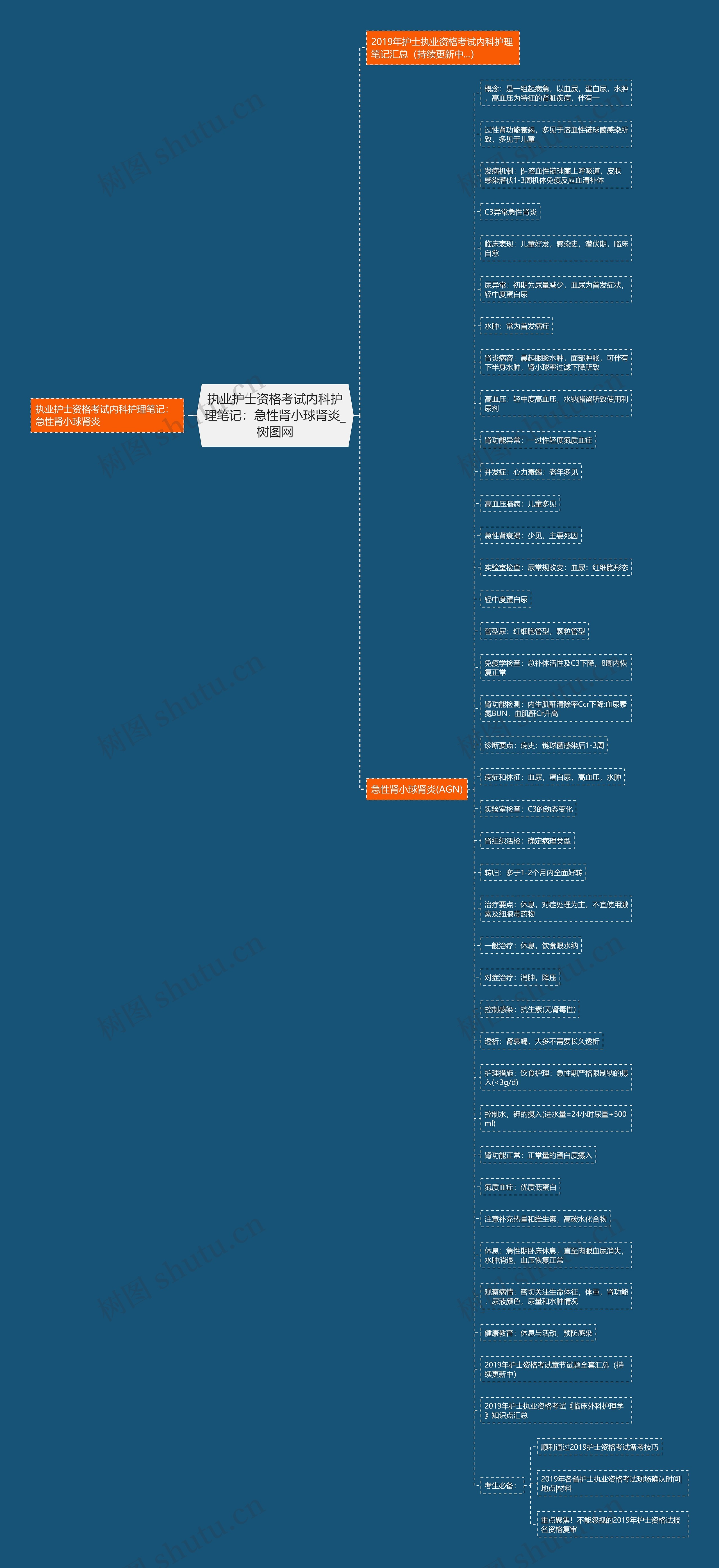 执业护士资格考试内科护理笔记:急性肾小球肾炎 执业护士资格考试内科护理笔记:急性肾小球肾炎