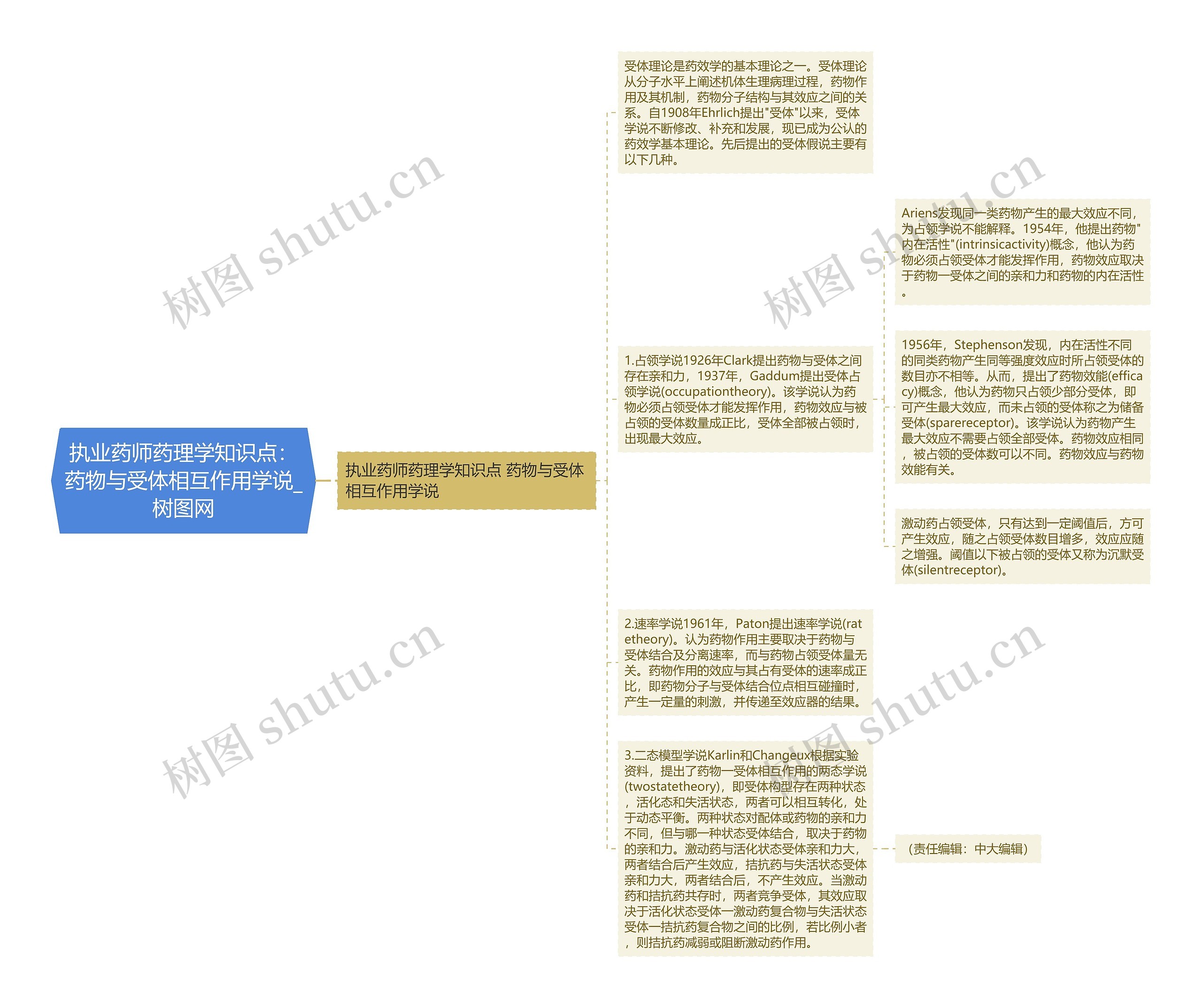 执业药师药理学知识点：药物与受体相互作用学说