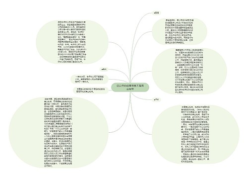 已公开的经营信息不是商业秘密