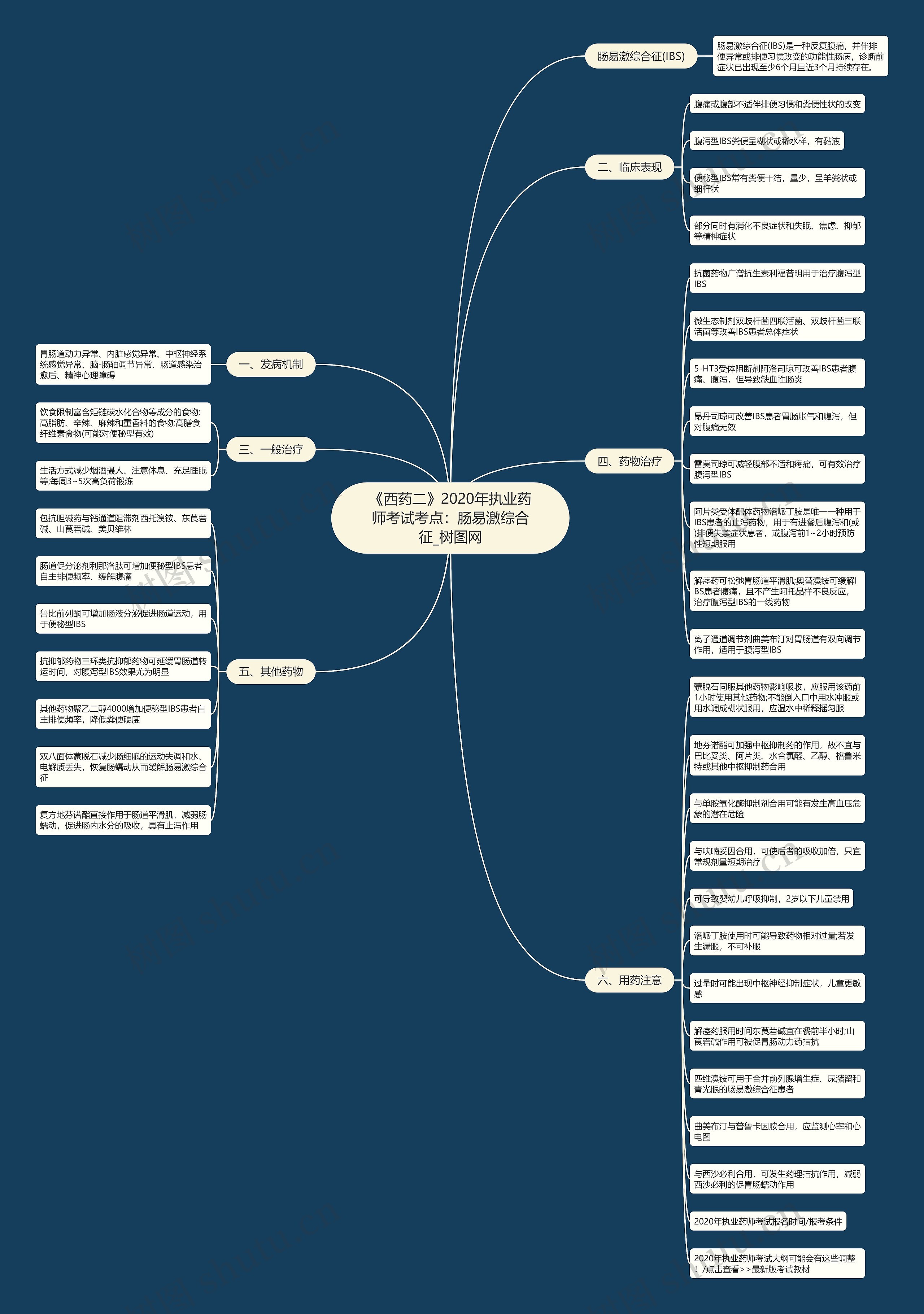 《西药二》2020年执业药师考试考点：肠易激综合征