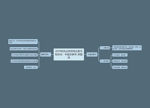 2019年执业药师考试章节知识点：中医诊断学