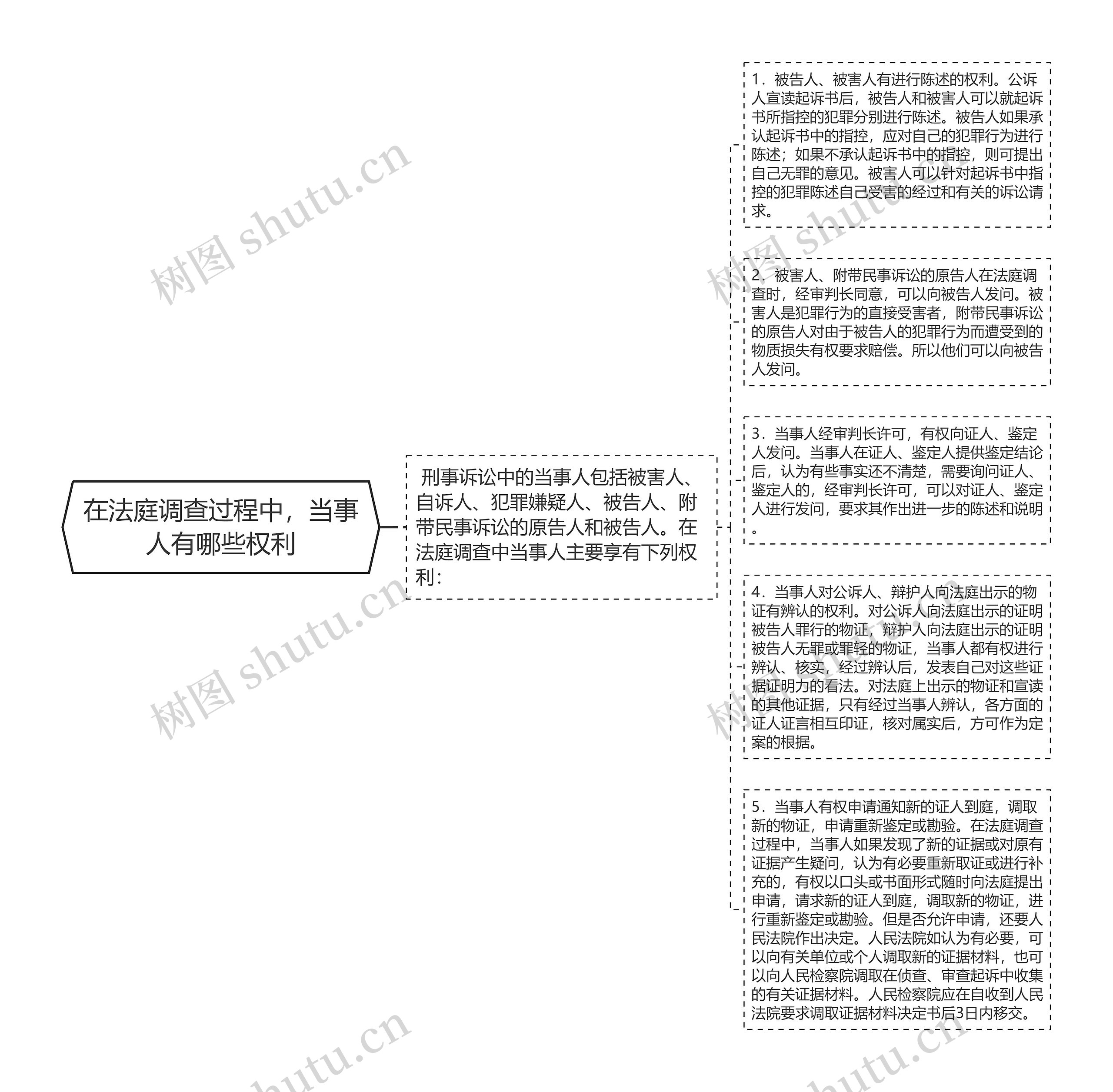 在法庭调查过程中，当事人有哪些权利