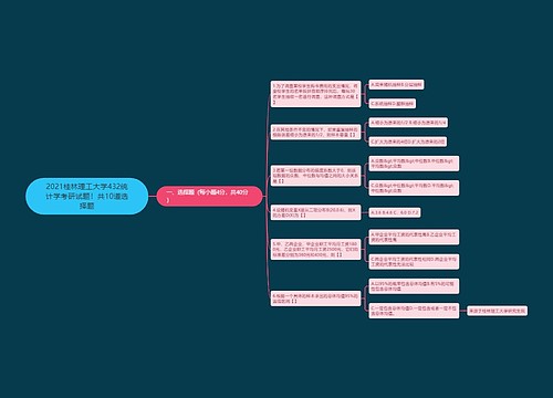 2021桂林理工大学432统计学考研试题！共10道选择题