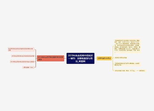 2019年执业药师中药知识一辅导：龙眼梳鉴别与用法