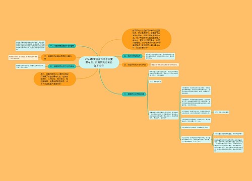 2024教育研究方法考研重要考点：教育研究方案的基本内容