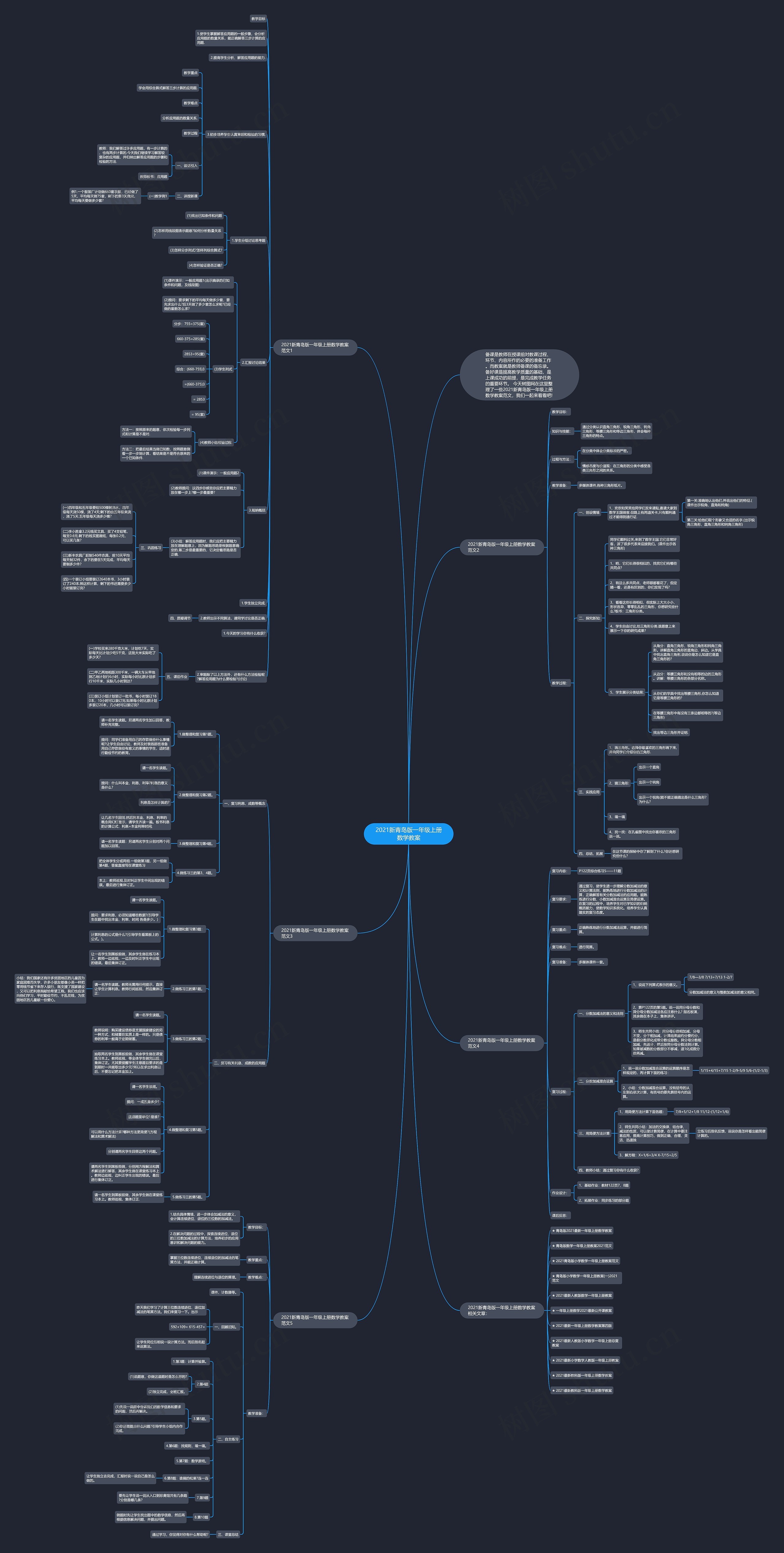 2021新青岛版一年级上册数学教案 2021新青岛版一年级上册数学教案