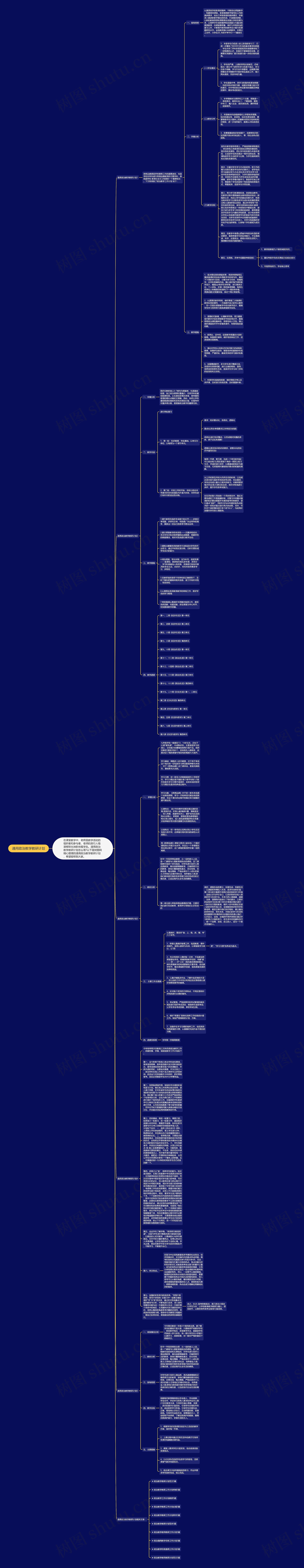 通用政治教学教研计划