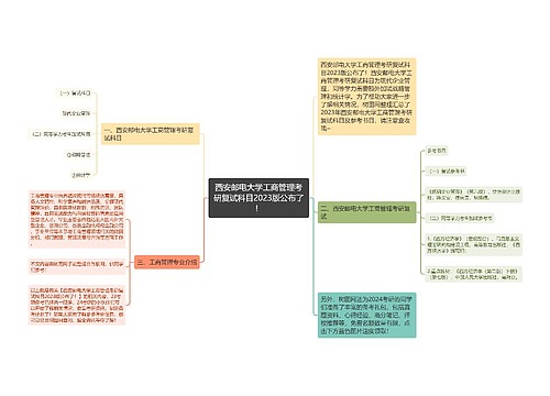 西安邮电大学工商管理考研复试科目2023版公布了！