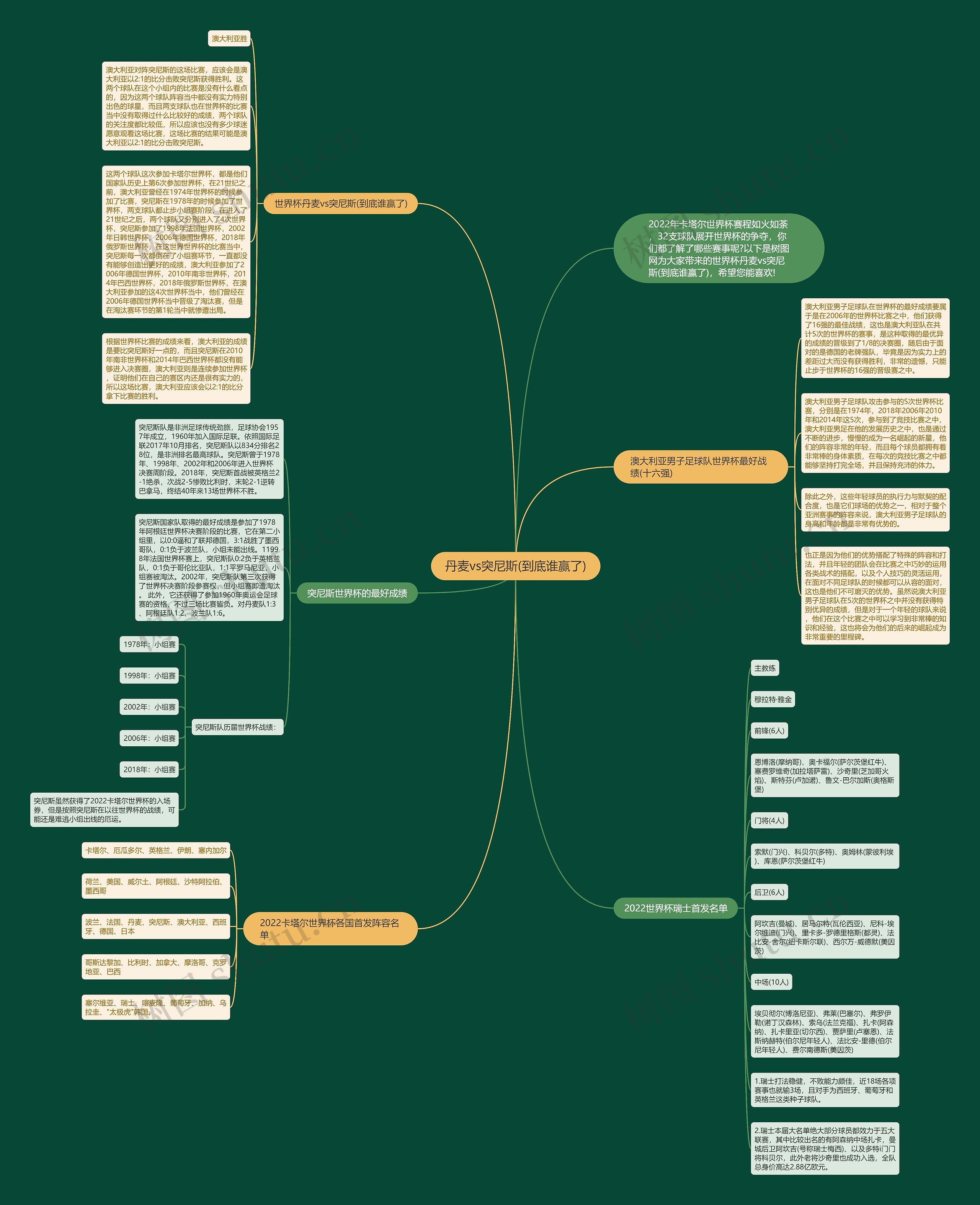 丹麦vs突尼斯(到底谁赢了)思维导图