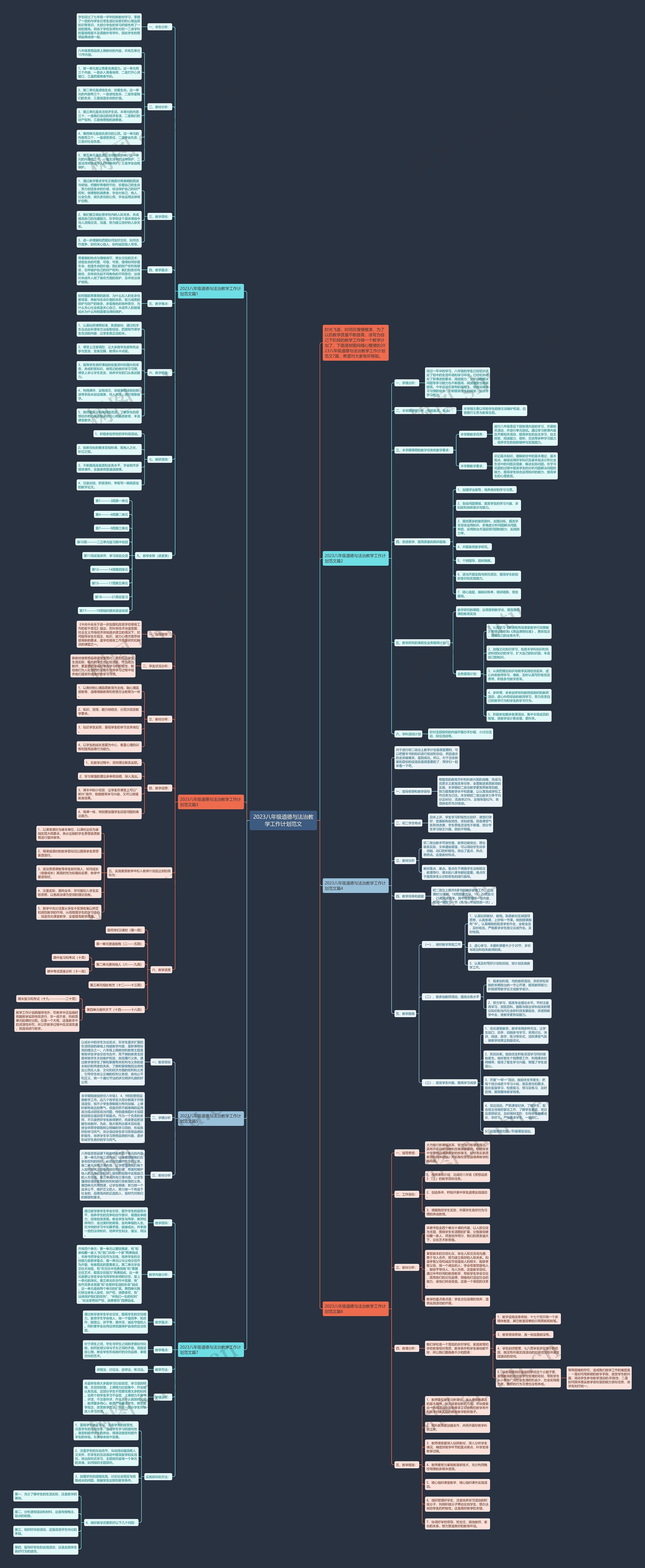 2023八年级道德与法治教学工作计划范文 2023八年级道德与法治教学工作计划范文