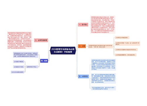 2024管理学考研备考必看名词解释！学姐整理