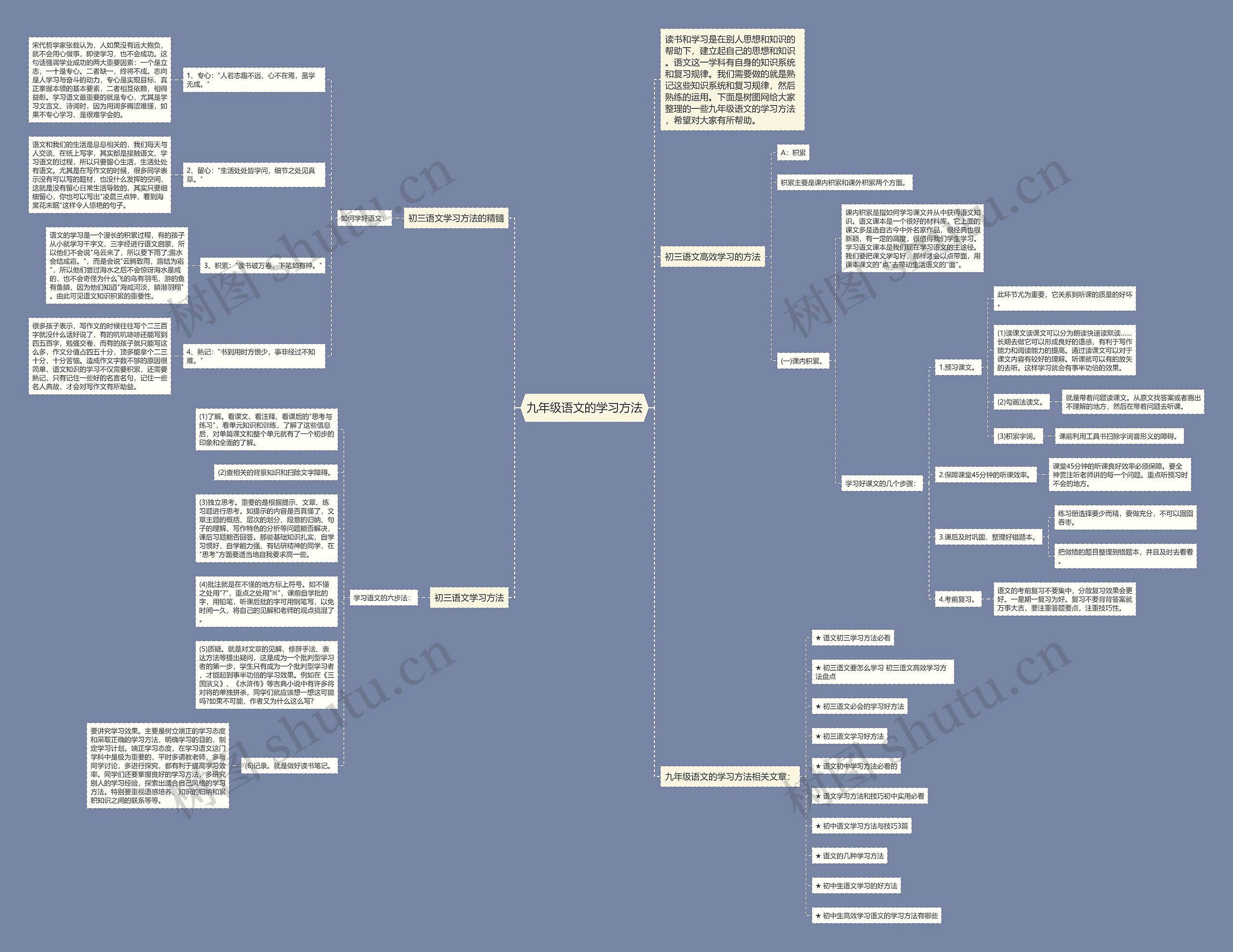九年级语文的学习方法