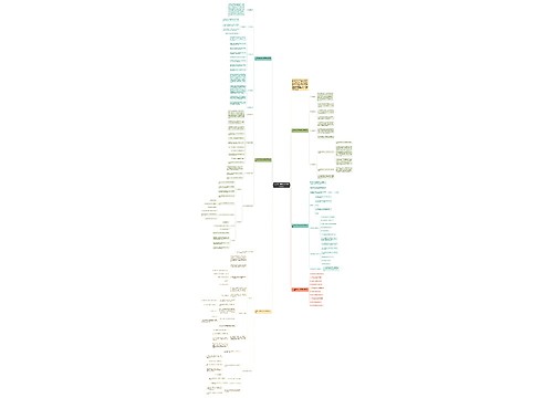 一年级上册数学人教版教案范文思维导图