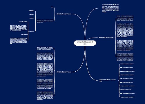 解析实用的高二政治学习方法