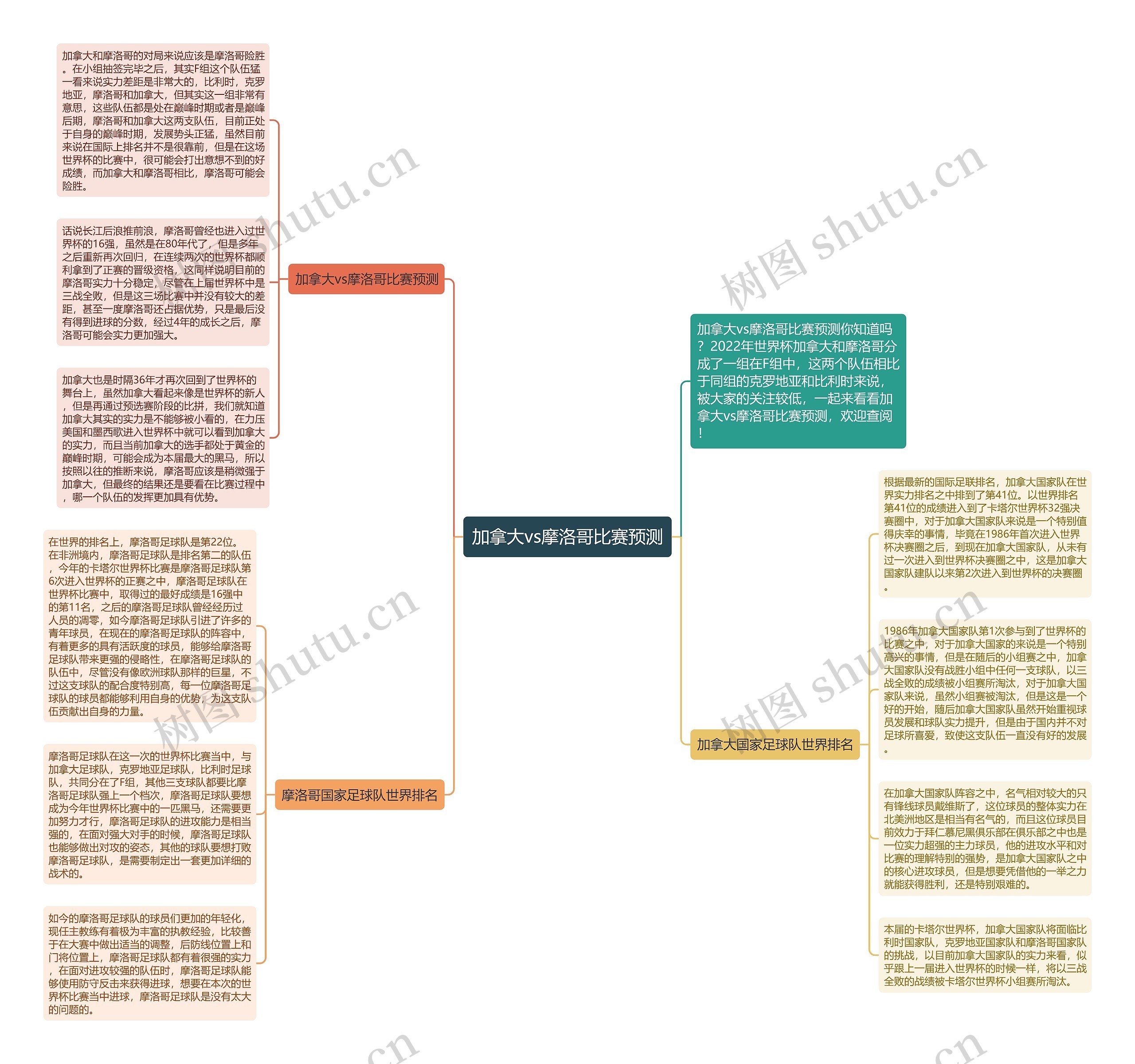 加拿大vs摩洛哥比赛预测思维导图