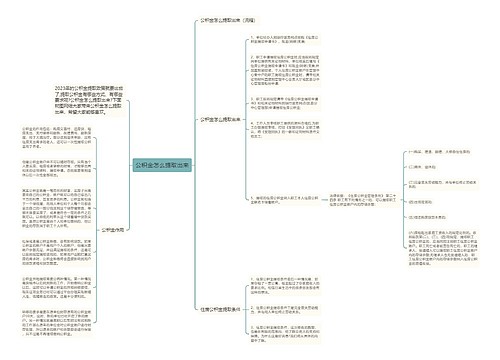 公积金怎么提取出来