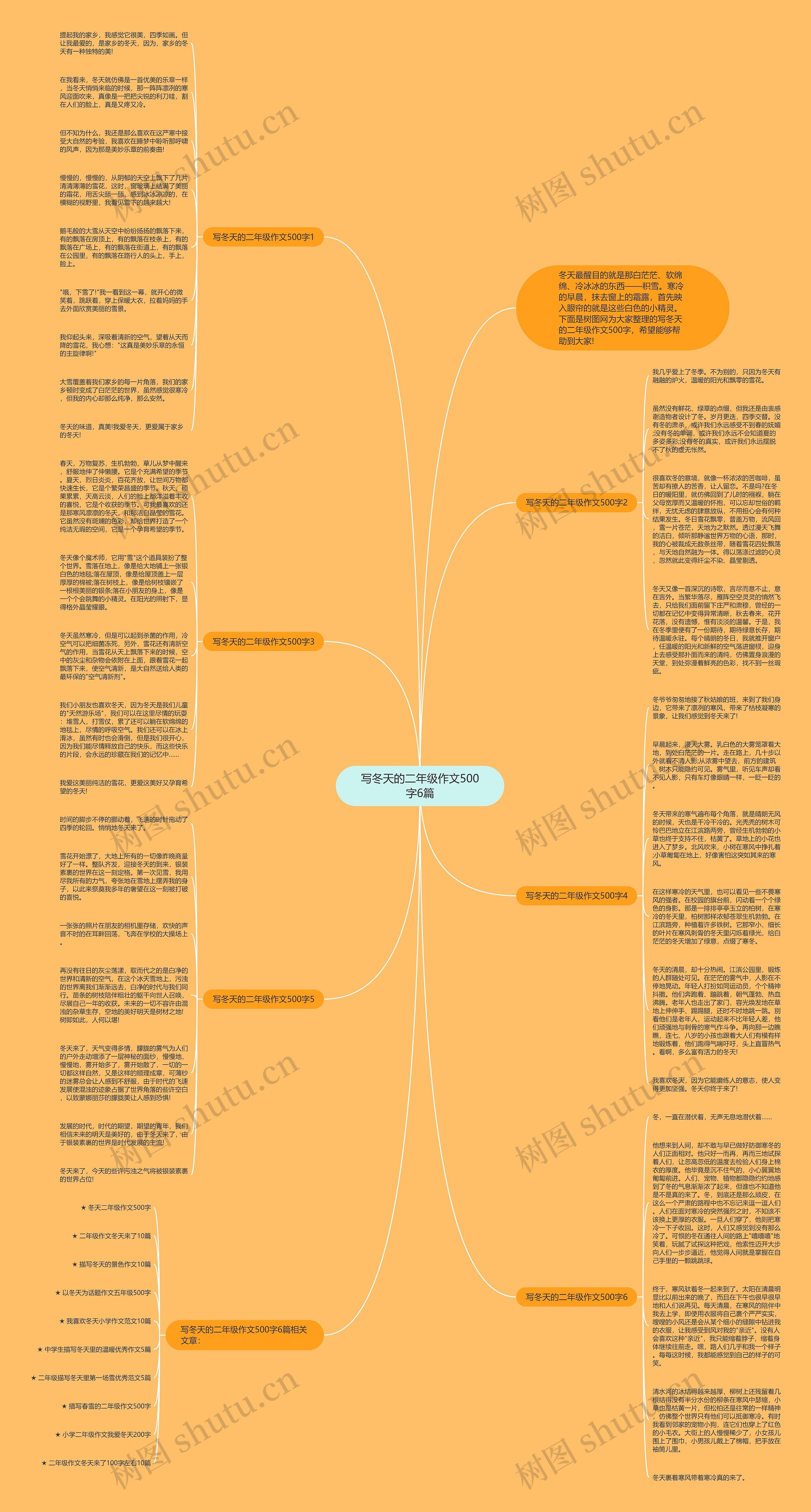 写冬天的二年级作文500字6篇