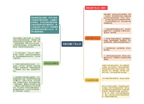 花粉过敏了怎么办