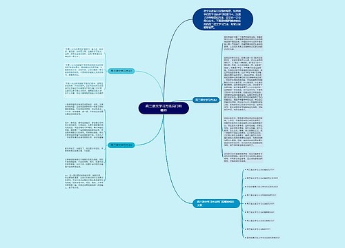 高三语文学习方法窍门有哪些