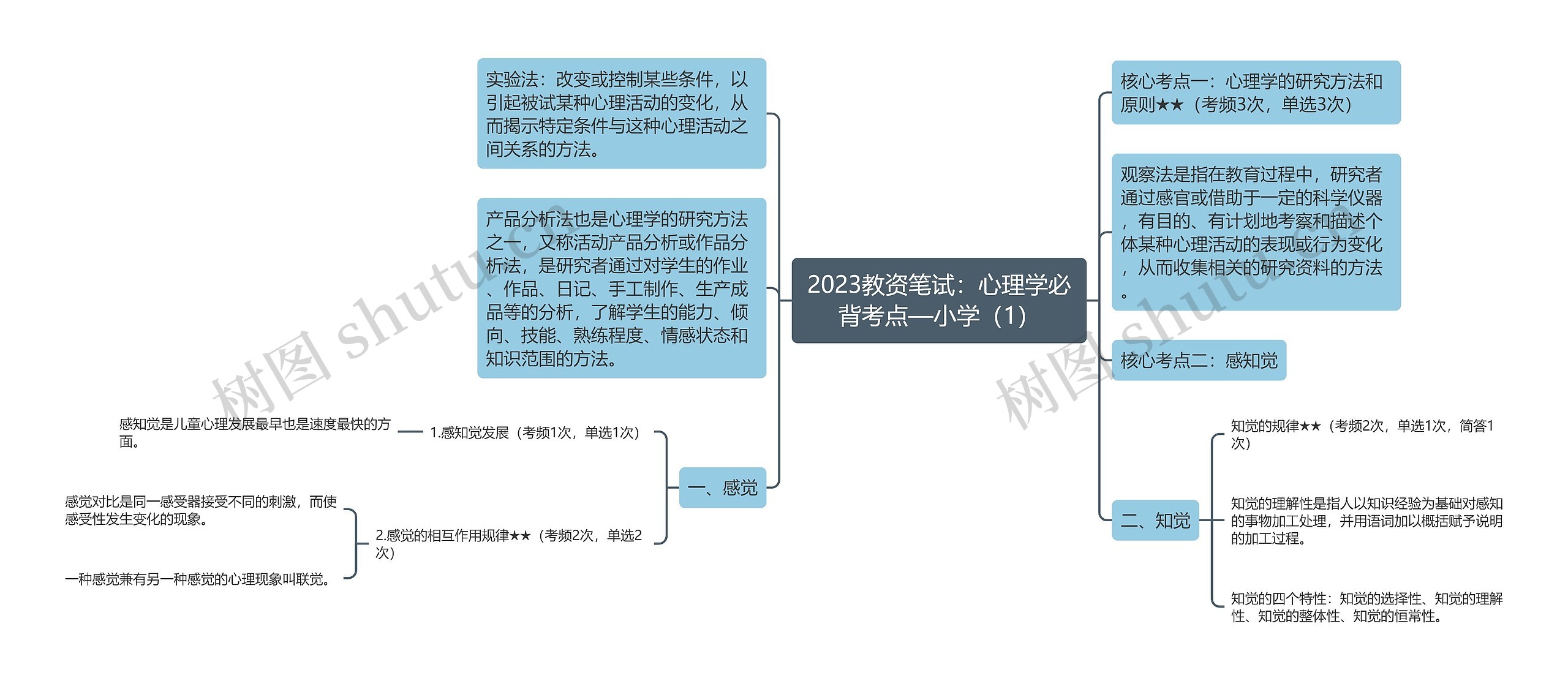 2023教资笔试：心理学必背考点—小学（1）