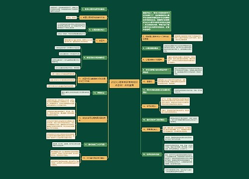 2023心理学考研常考知识点总结！点击查看