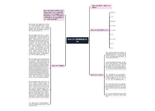 青年大学习第4期答案2023年