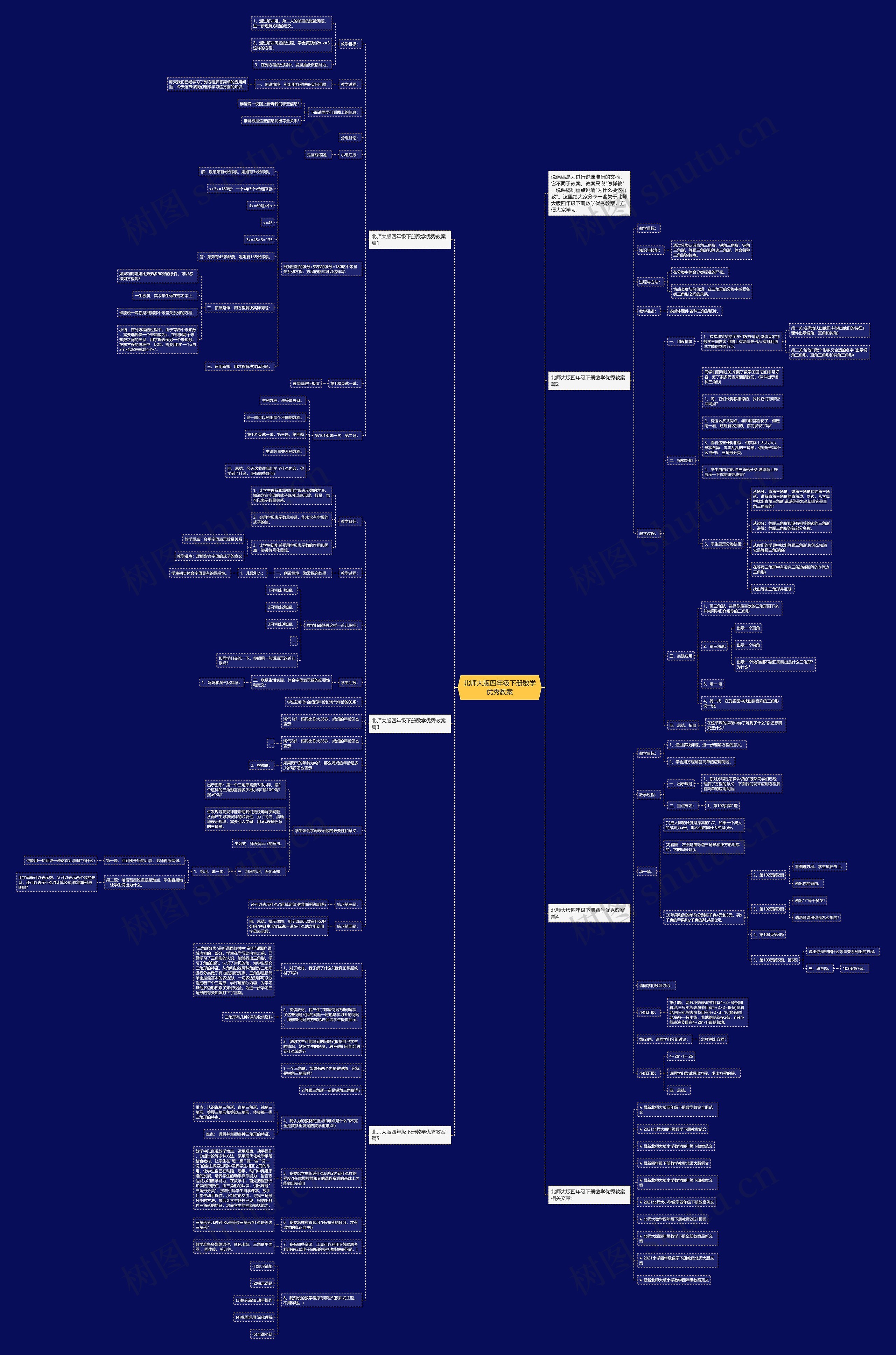 北师大版四年级下册数学优秀教案