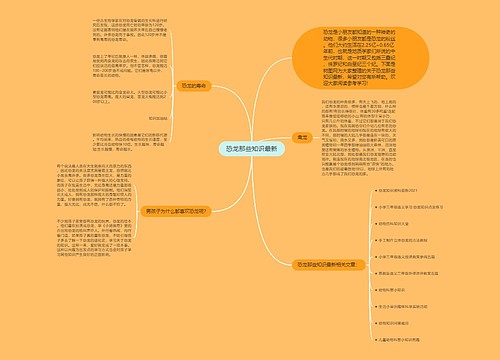 恐龙那些知识最新