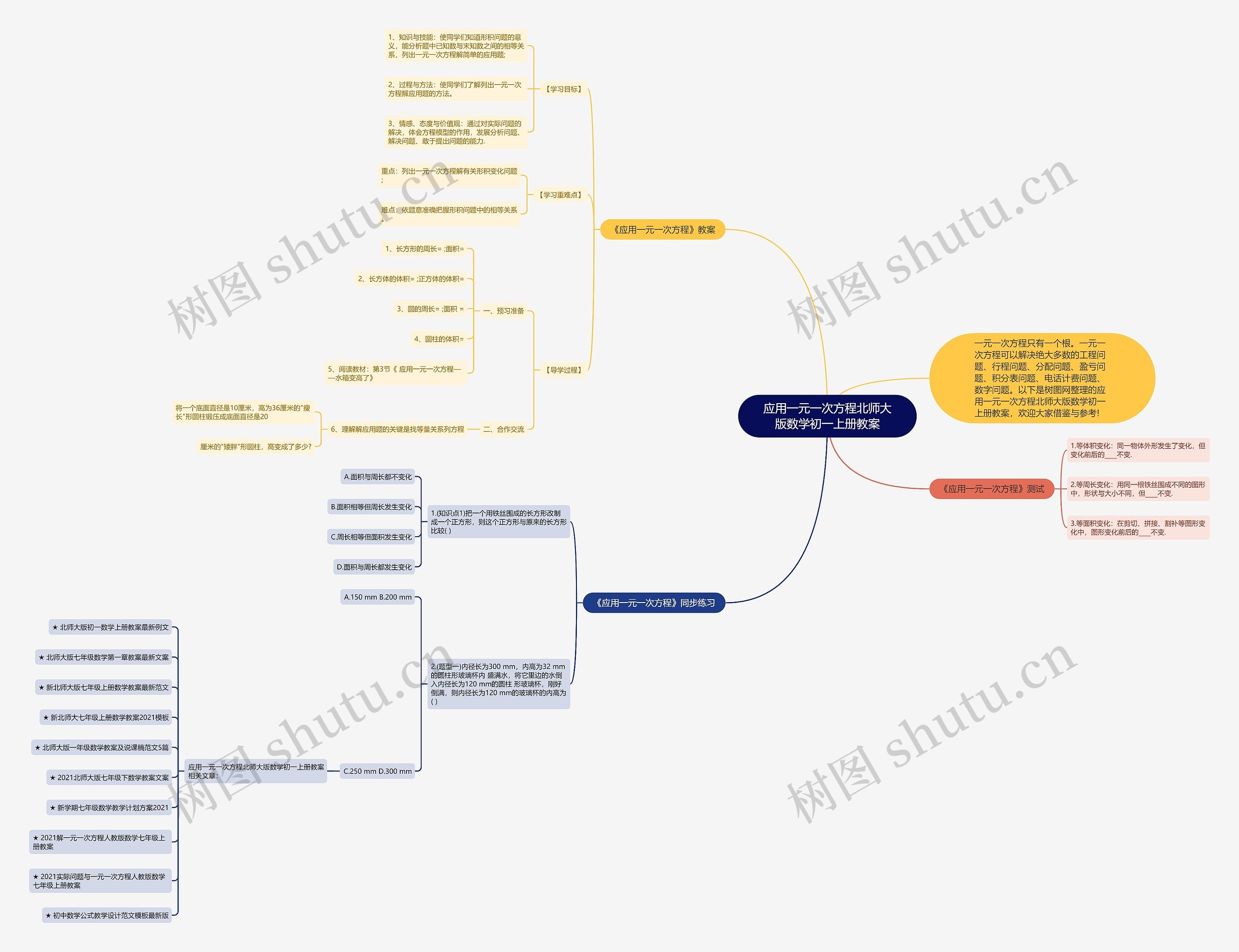 应用一元一次方程北师大版数学初一上册教案 应用一元一次方程北师大版数学初一上册教案