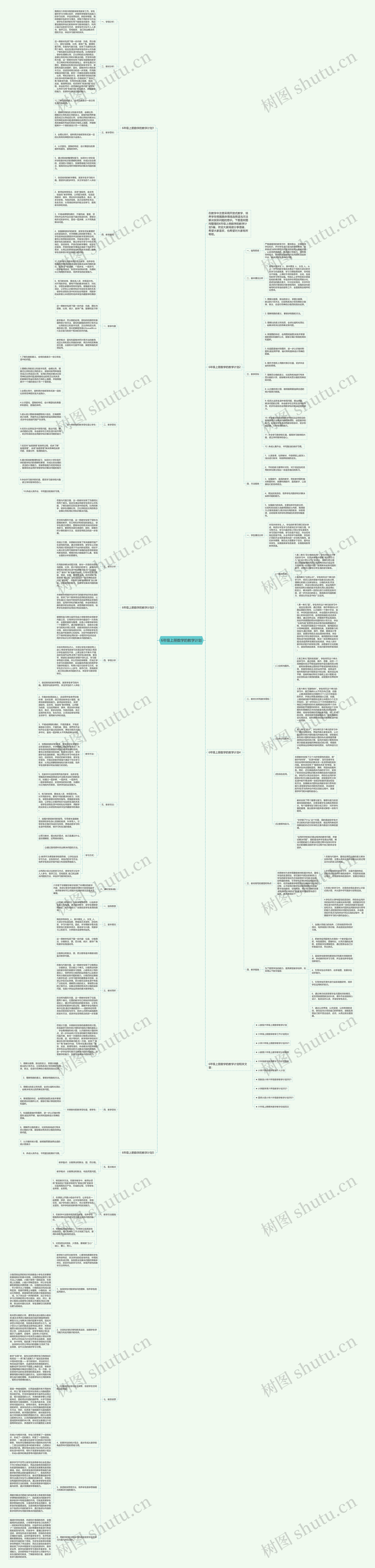 6年级上册数学的教学计划 6年级上册数学的教学计划