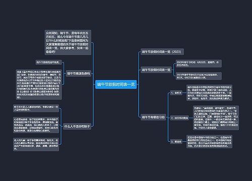 端午节放假时间表一览