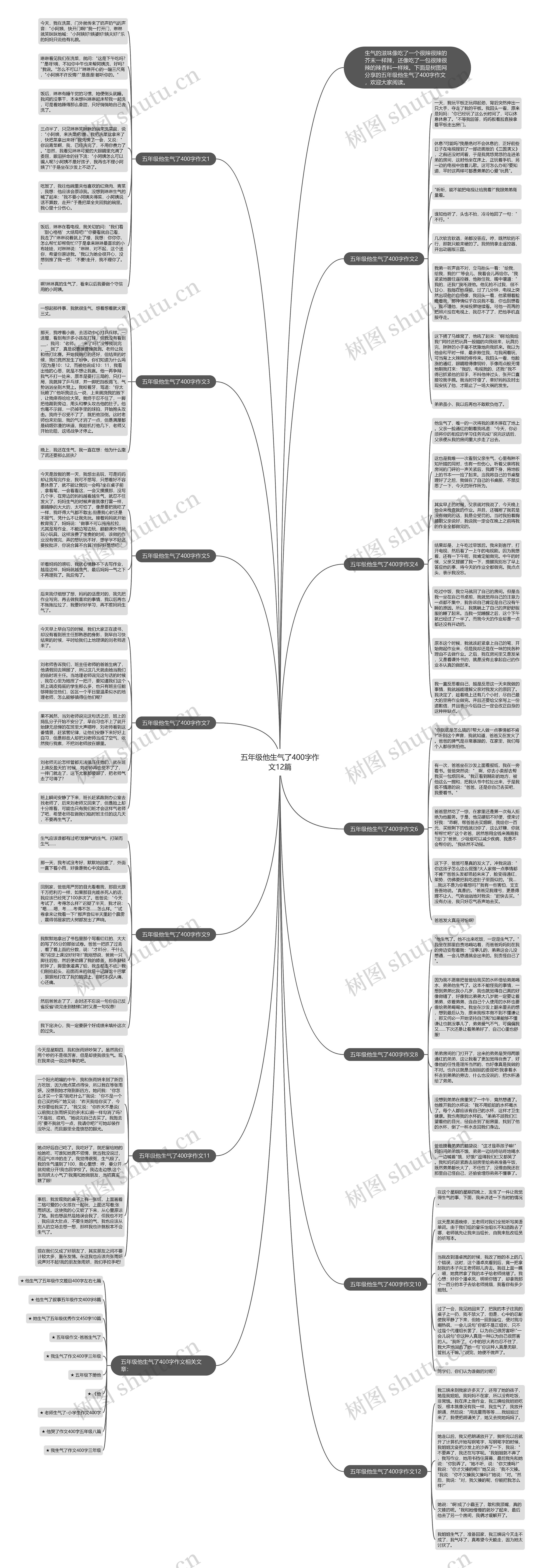 五年级他生气了400字作文12篇