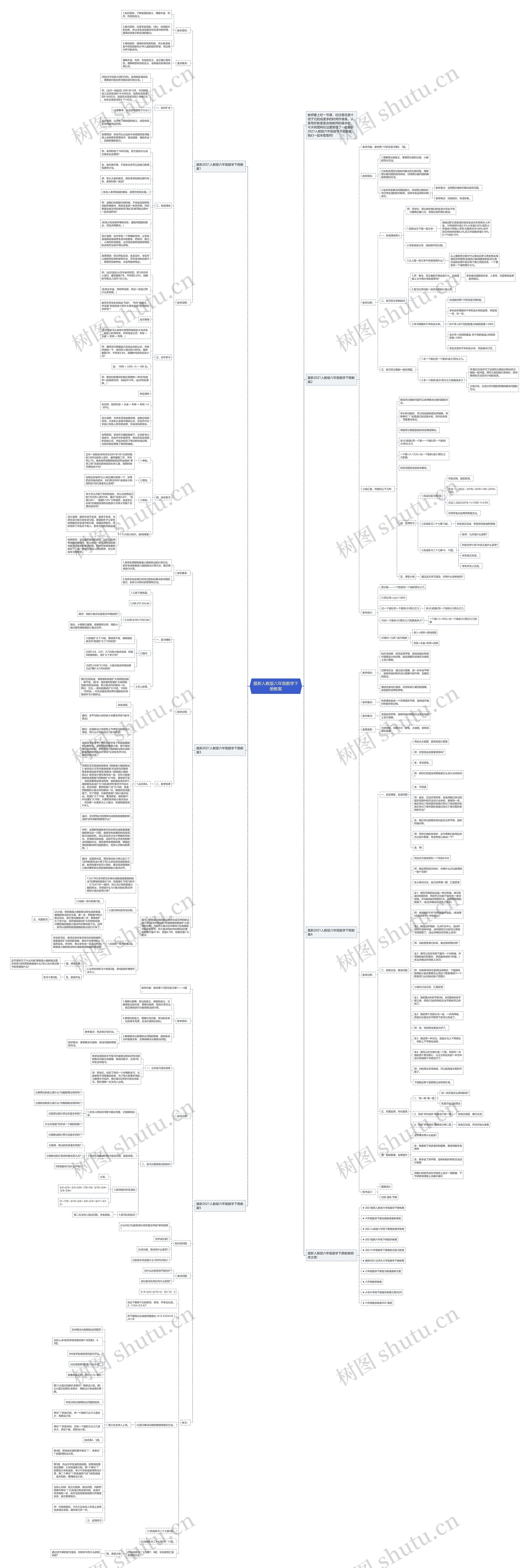 最新人教版六年级数学下册教案 最新人教版六年级数学下册教案