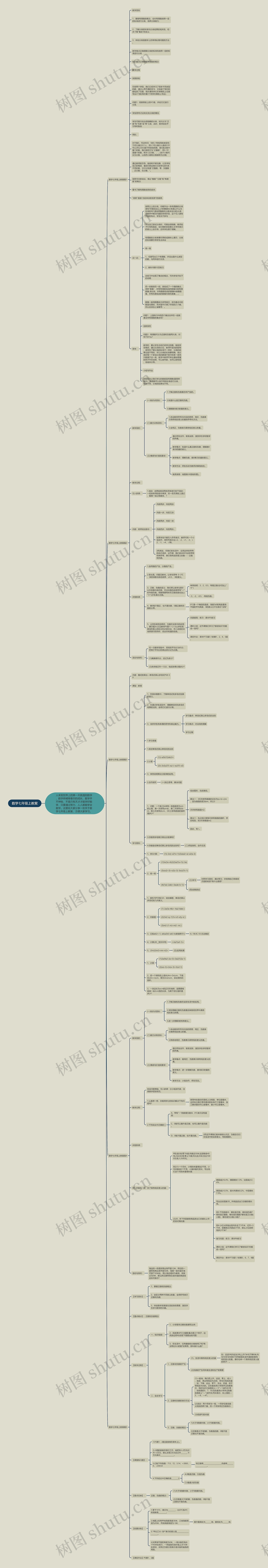 数学七年级上教案