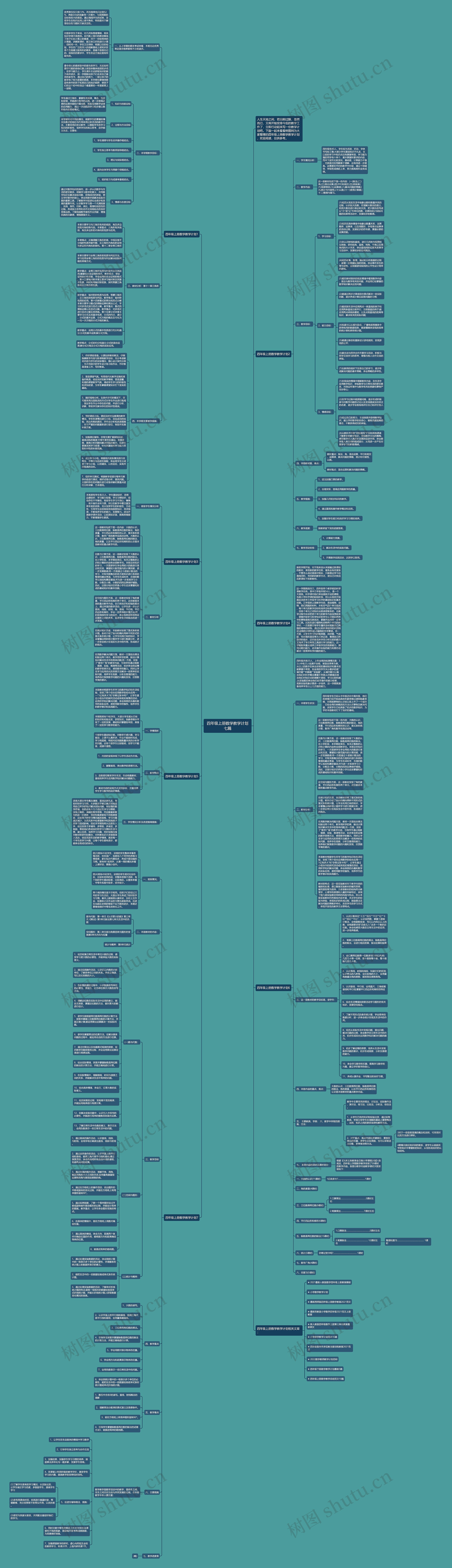 四年级上册数学教学计划七篇 四年级上册数学教学计划七篇