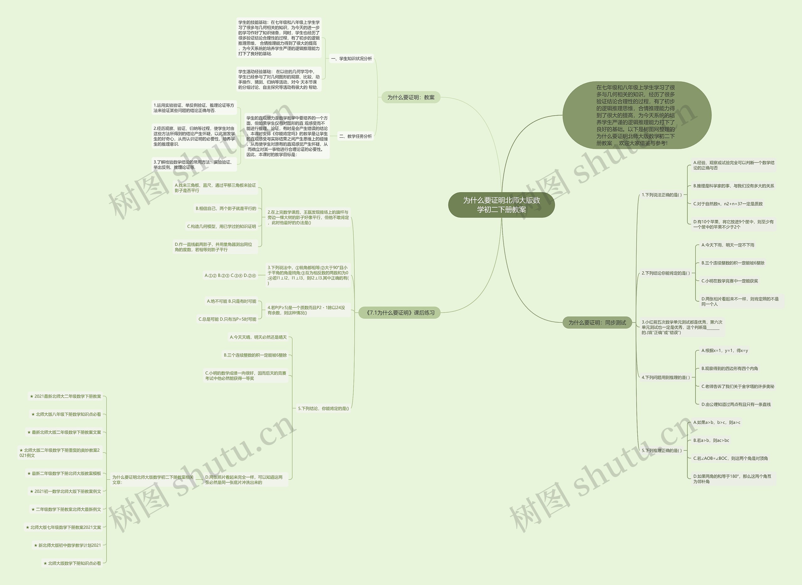 为什么要证明北师大版数学初二下册教案 为什么要证明北师大版数学初二下册教案