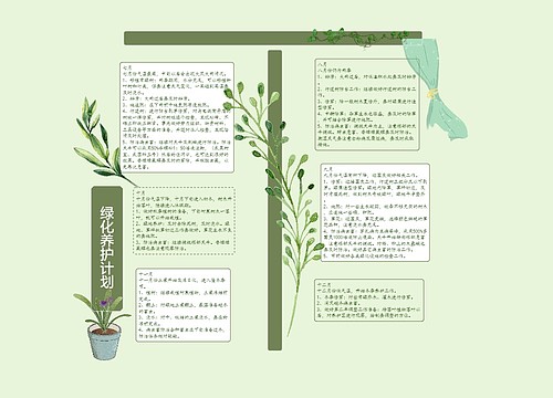 绿化养护计划（下）