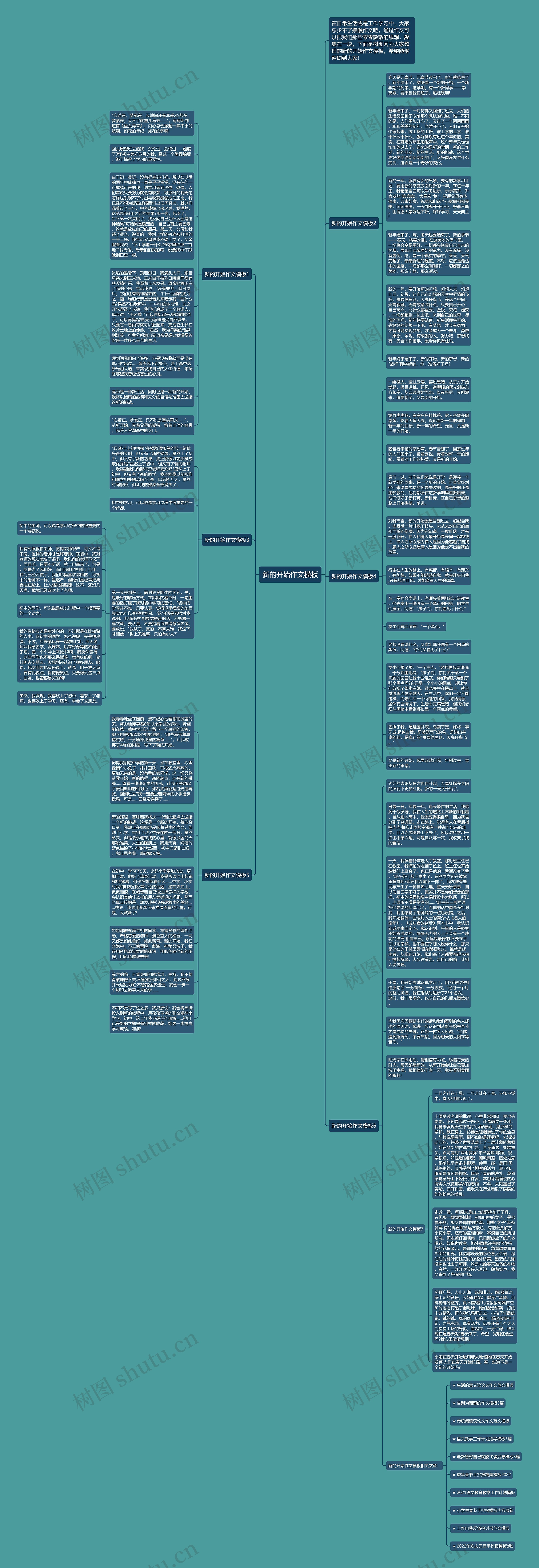 新的开始作文模板