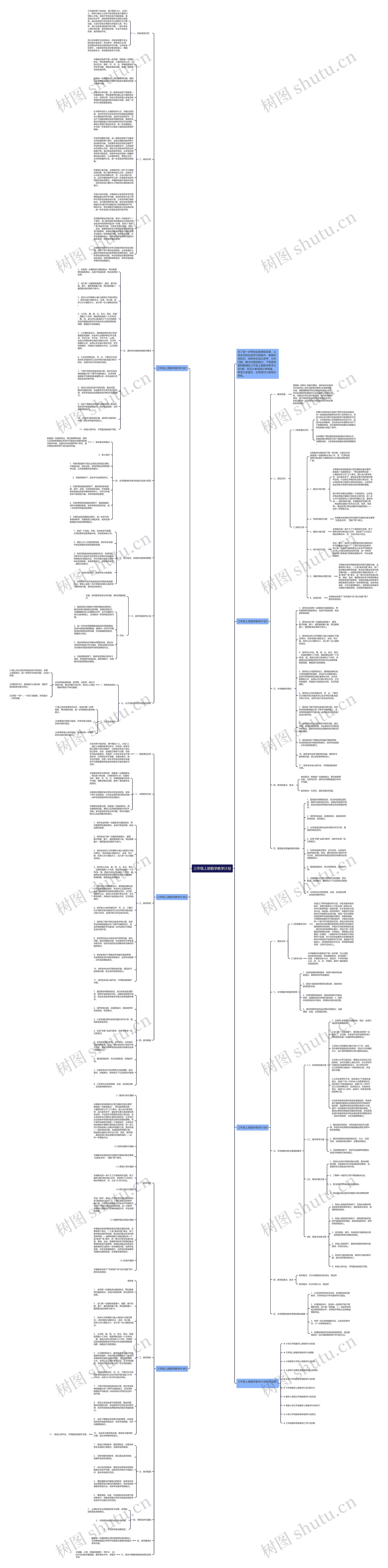 三年级上册数学教学计划