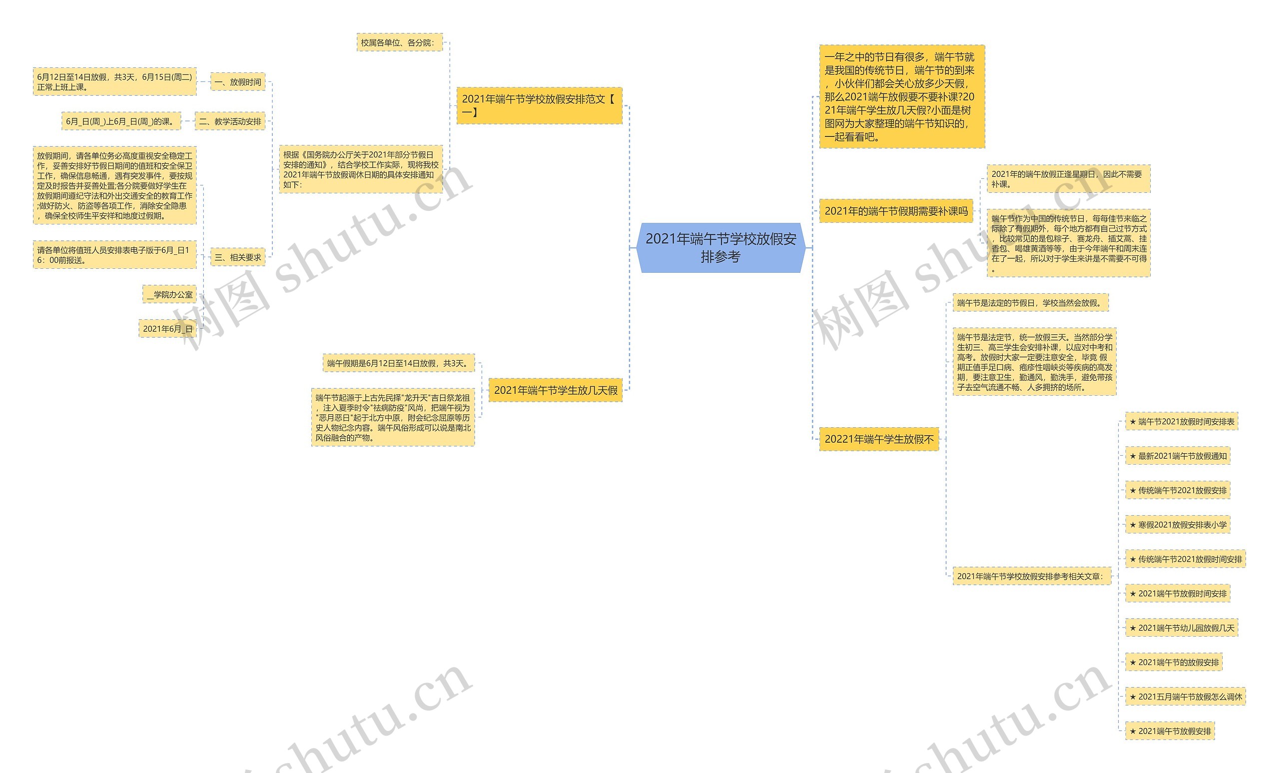 2021年端午节学校放假安排参考 2021年端午节学校放假安排参考