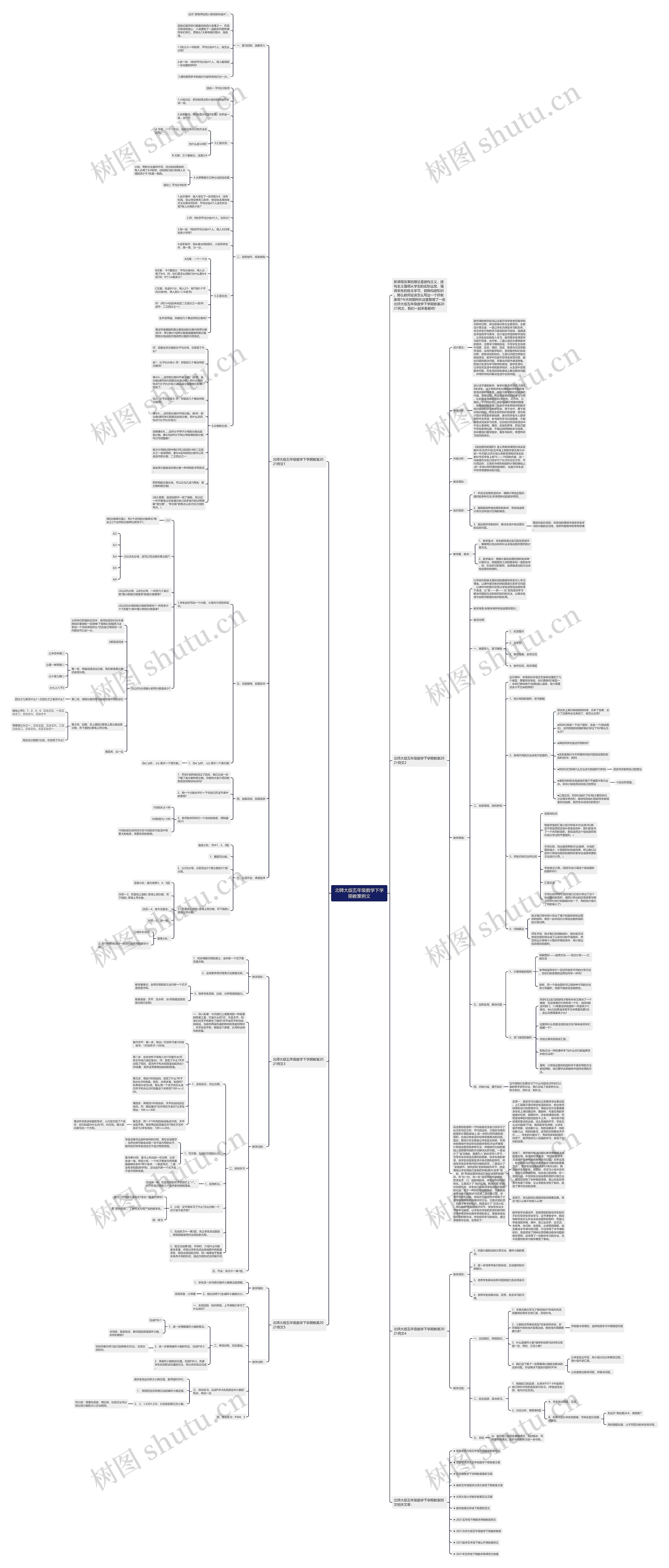 北师大版五年级数学下学期教案例文