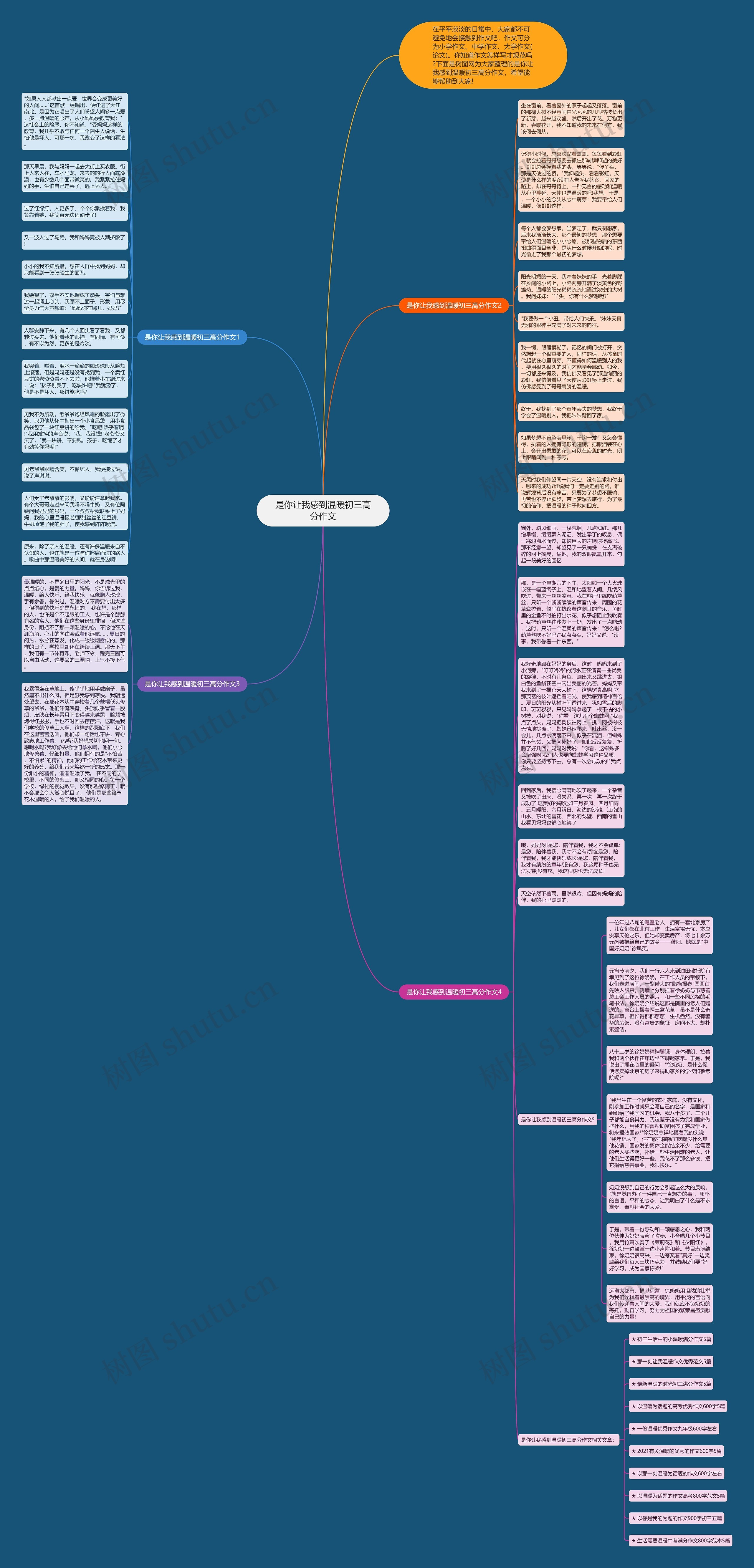 是你让我感到温暖初三高分作文