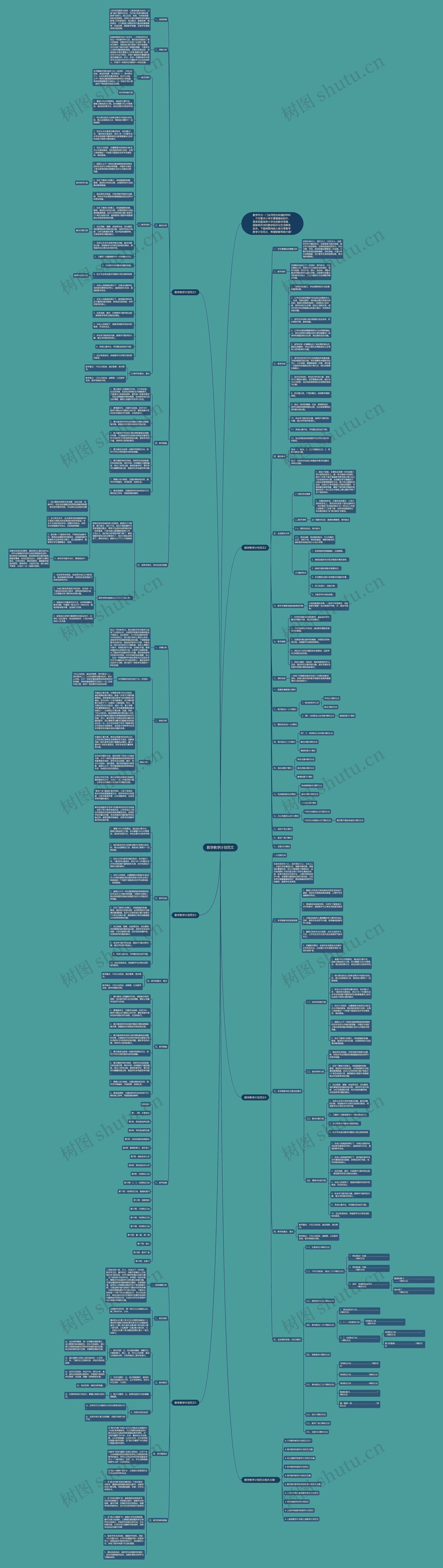 数学教学计划范文